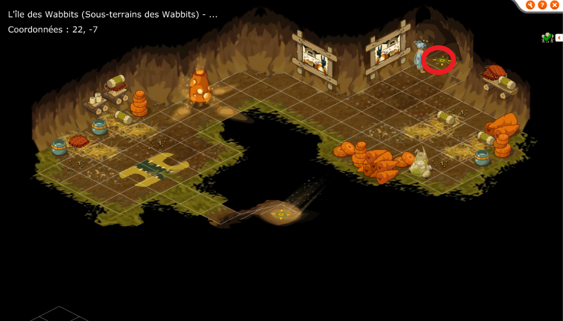 Dofus Retro Château Wa Wabbit, comment y accéder, quel est le chemin pour la panoplie avec les
